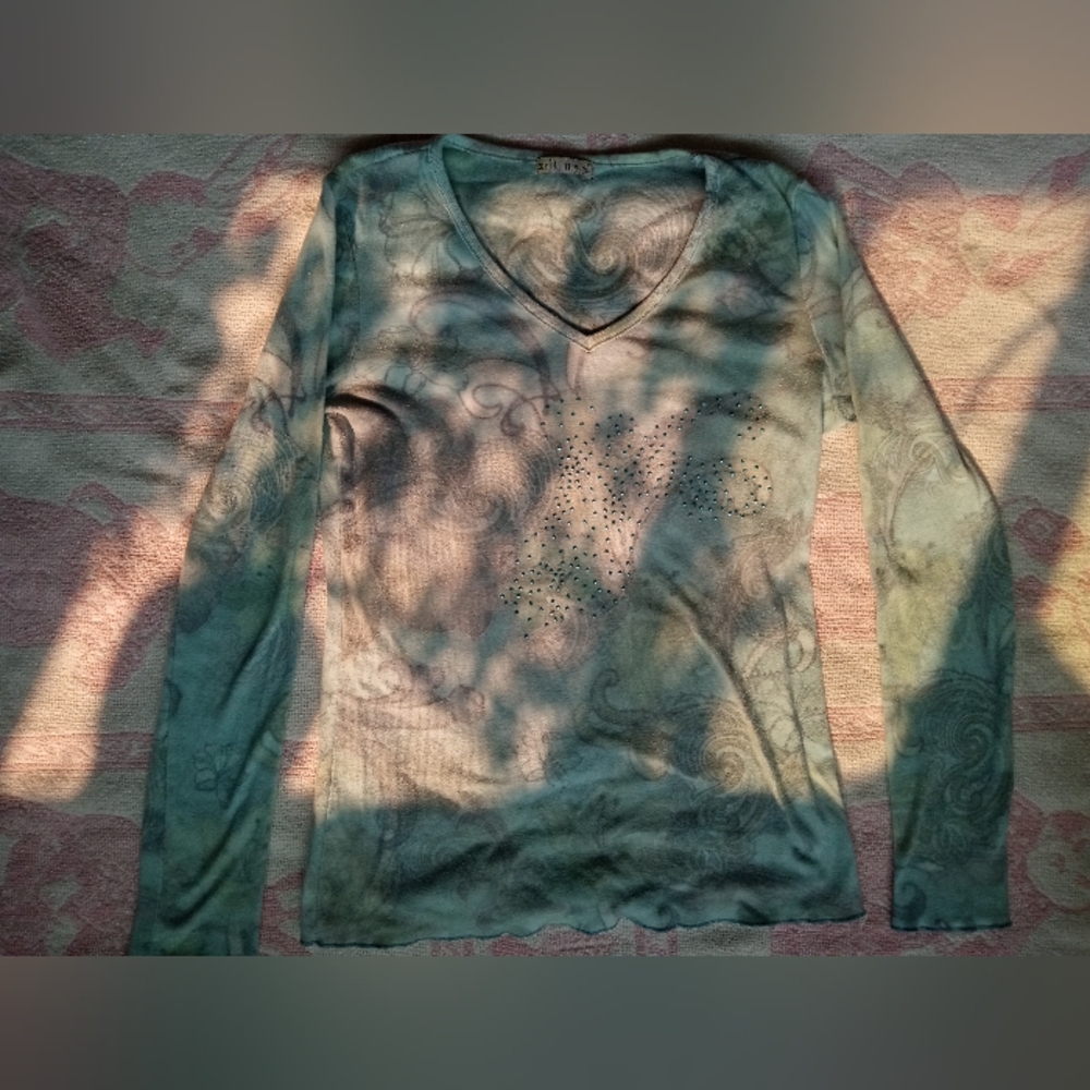 Xcit U.S.A - Teal Long Sleeve Tee